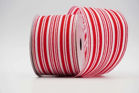 Striped Wired Ribbon_KF6770GN-1_Red